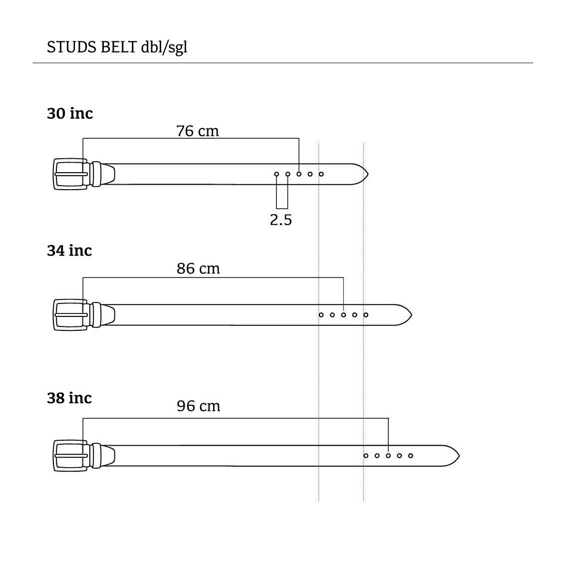 STUDS BELT