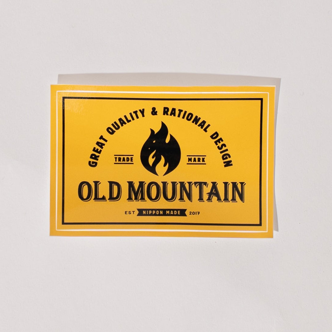 OLDMOUNTAINステッカー W100×H70