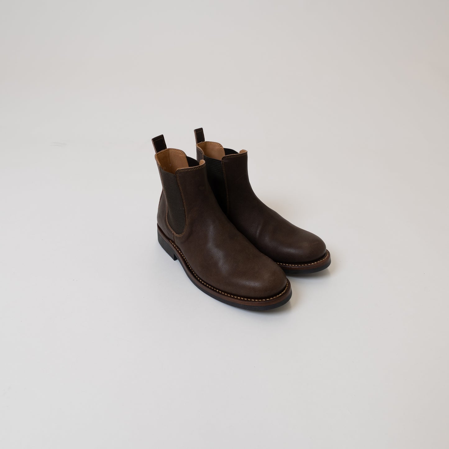 SIDE GORE BOOTS CAMEL LEATHER