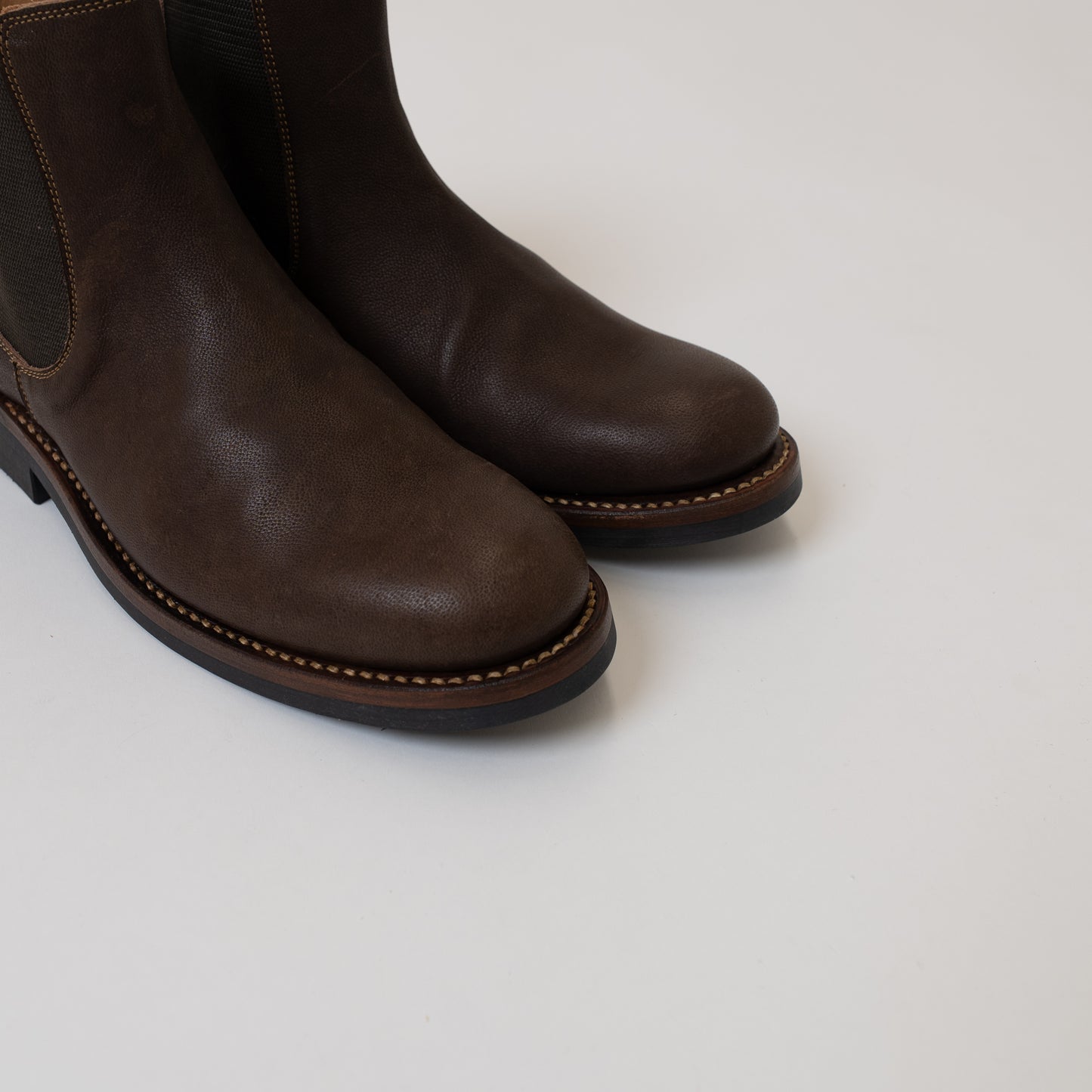 SIDE GORE BOOTS CAMEL LEATHER