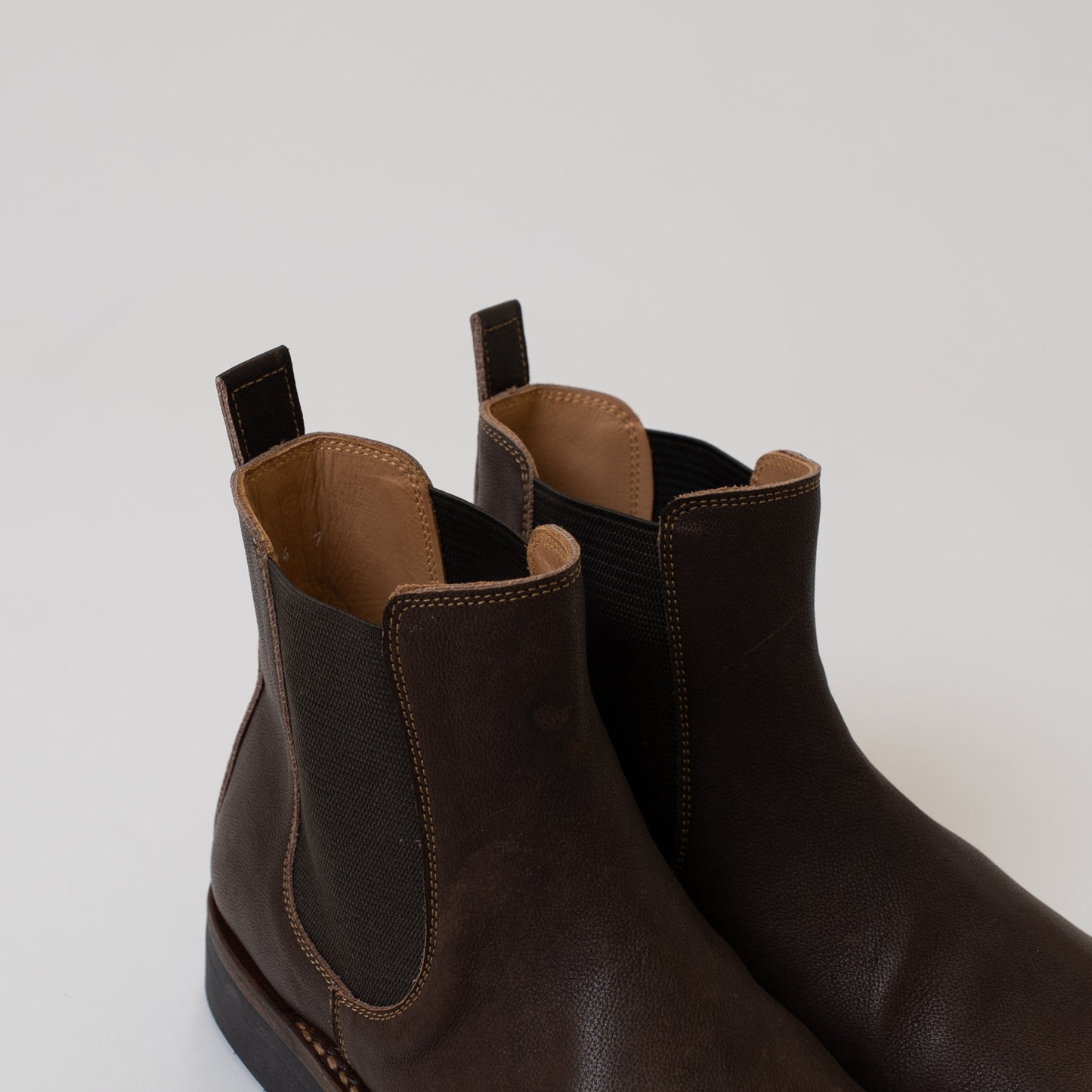 SIDE GORE BOOTS CAMEL LEATHER