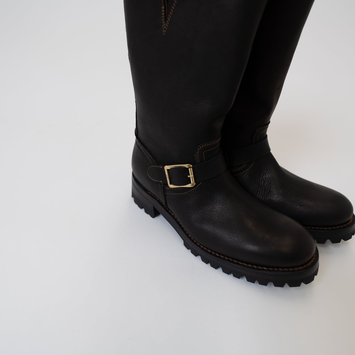 ENGINIEER BOOTS CAMEL LEATHER