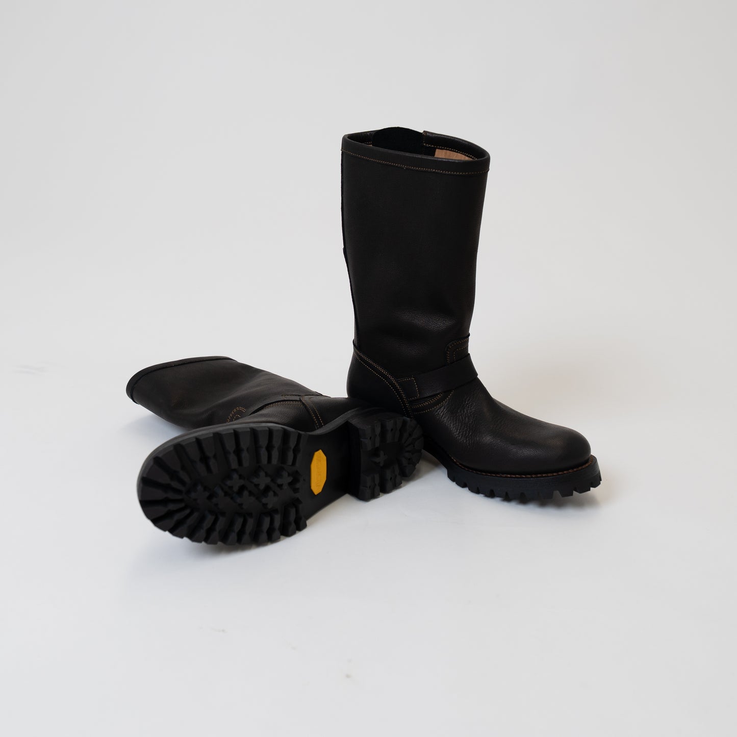 ENGINIEER BOOTS CAMEL LEATHER