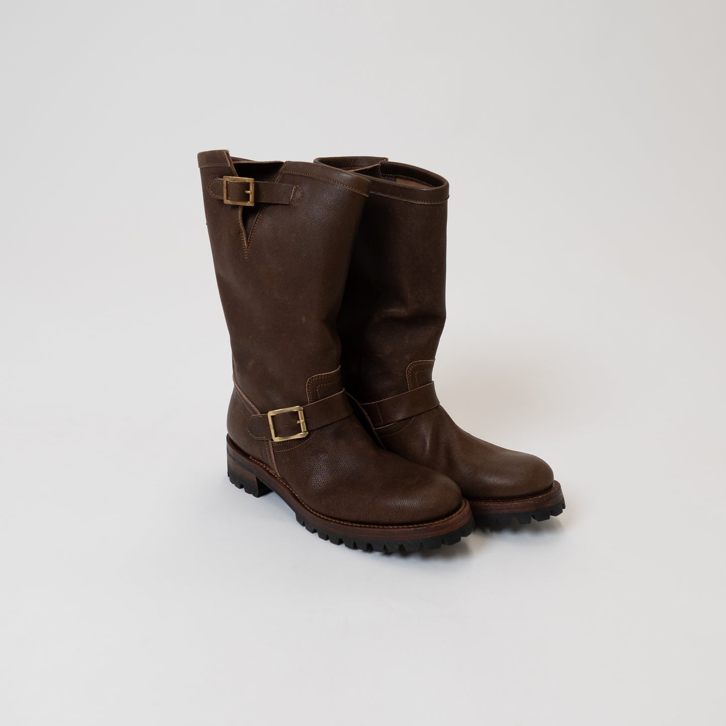 ENGINIEER BOOTS CAMEL LEATHER