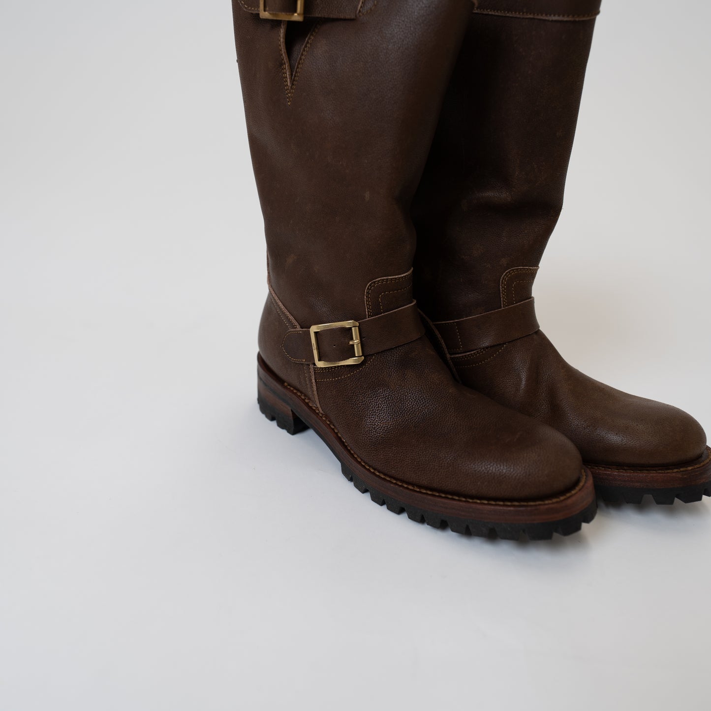 ENGINIEER BOOTS CAMEL LEATHER
