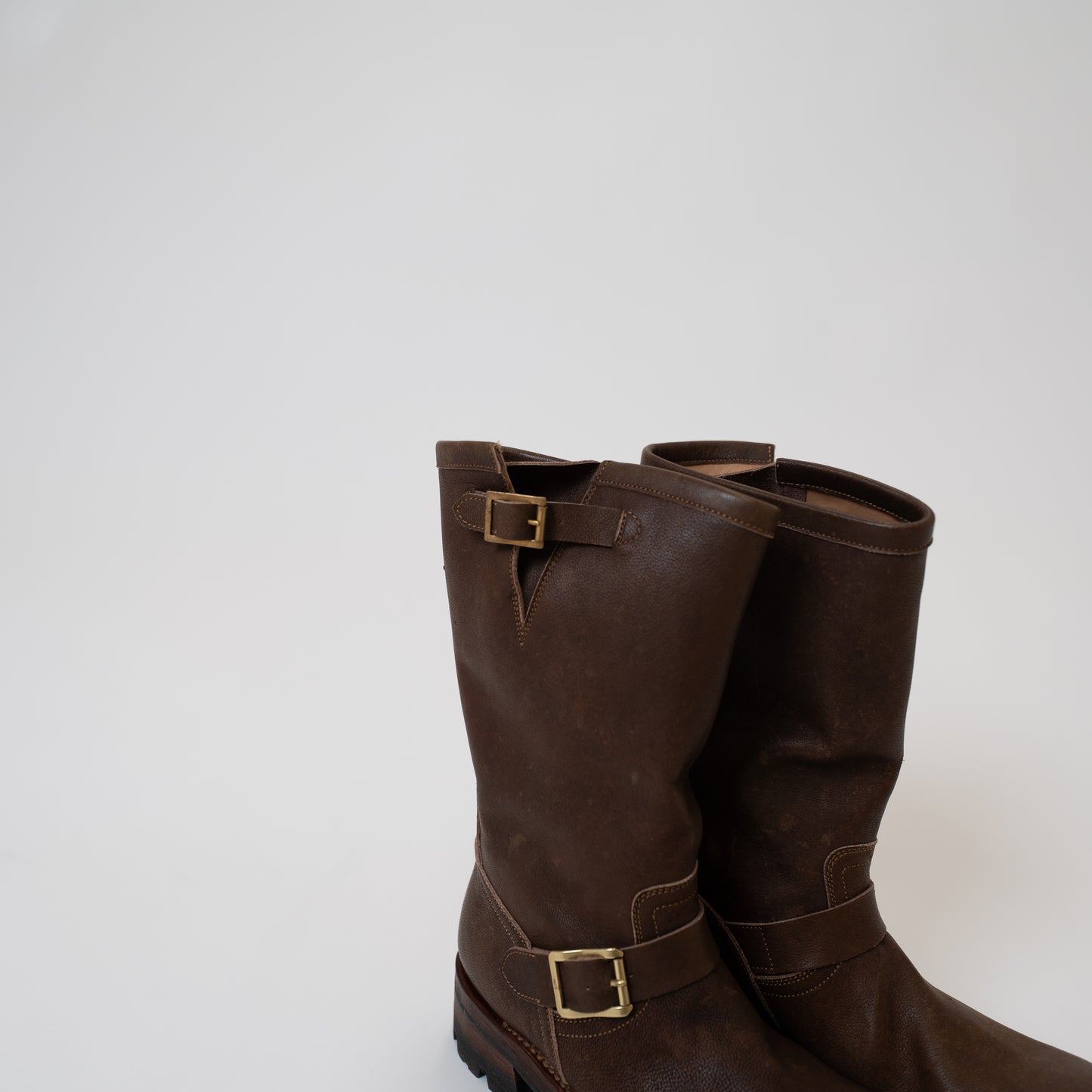 ENGINIEER BOOTS CAMEL LEATHER