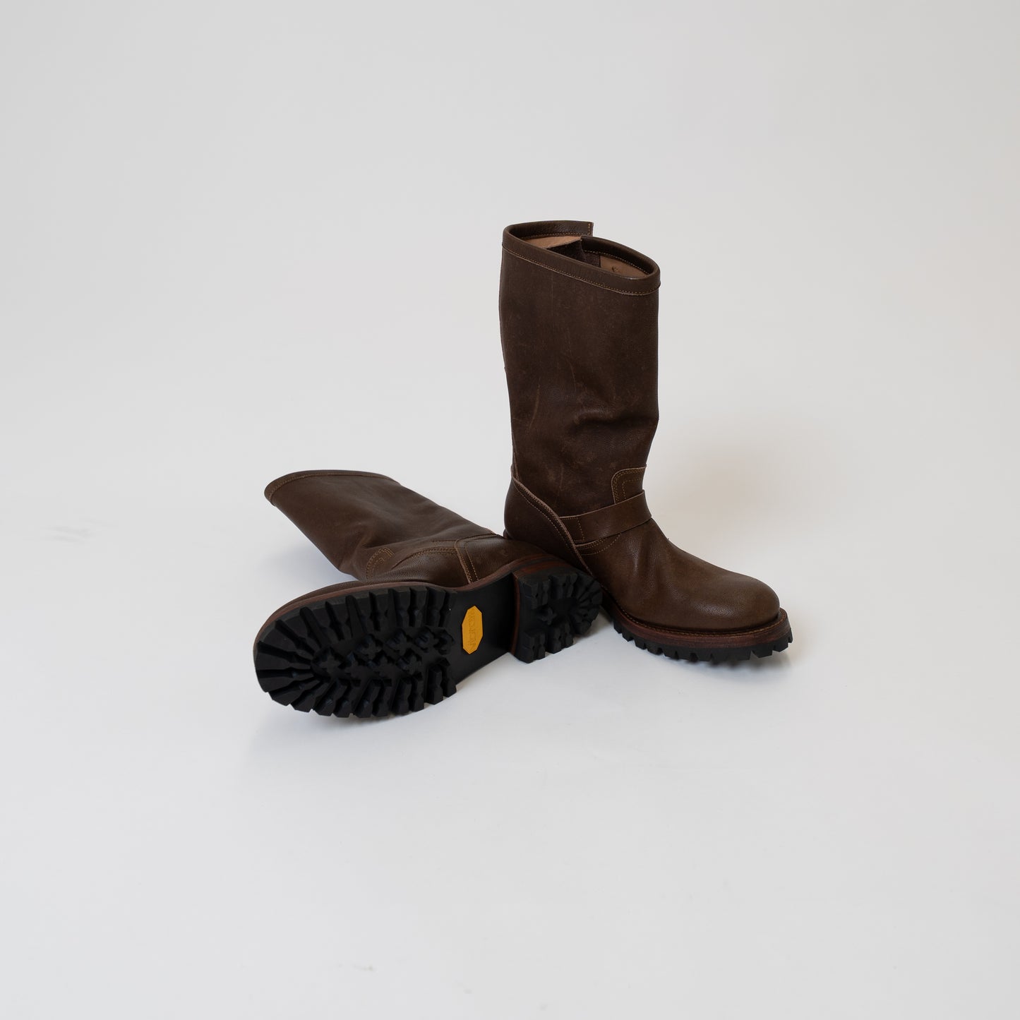 ENGINIEER BOOTS CAMEL LEATHER