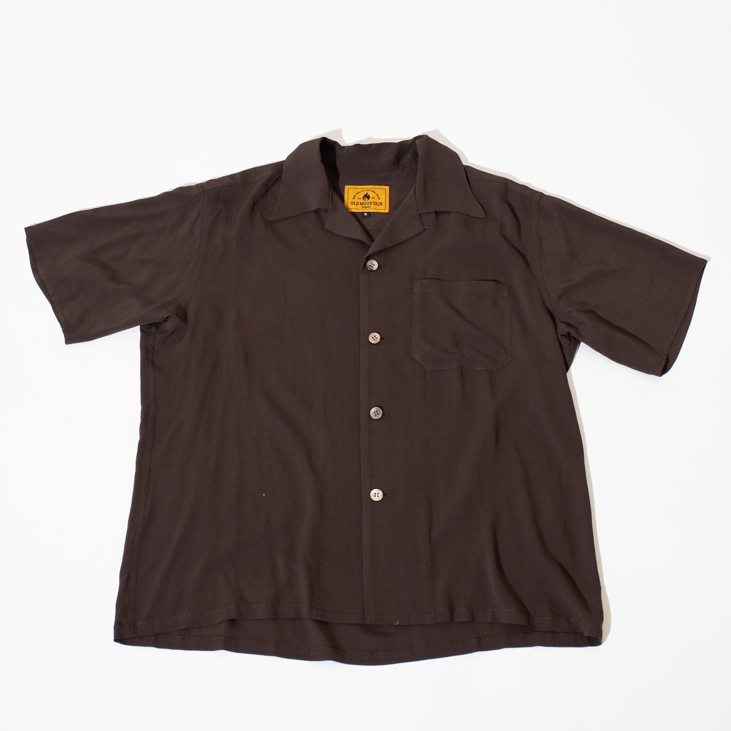 Rayon camp collar shirt