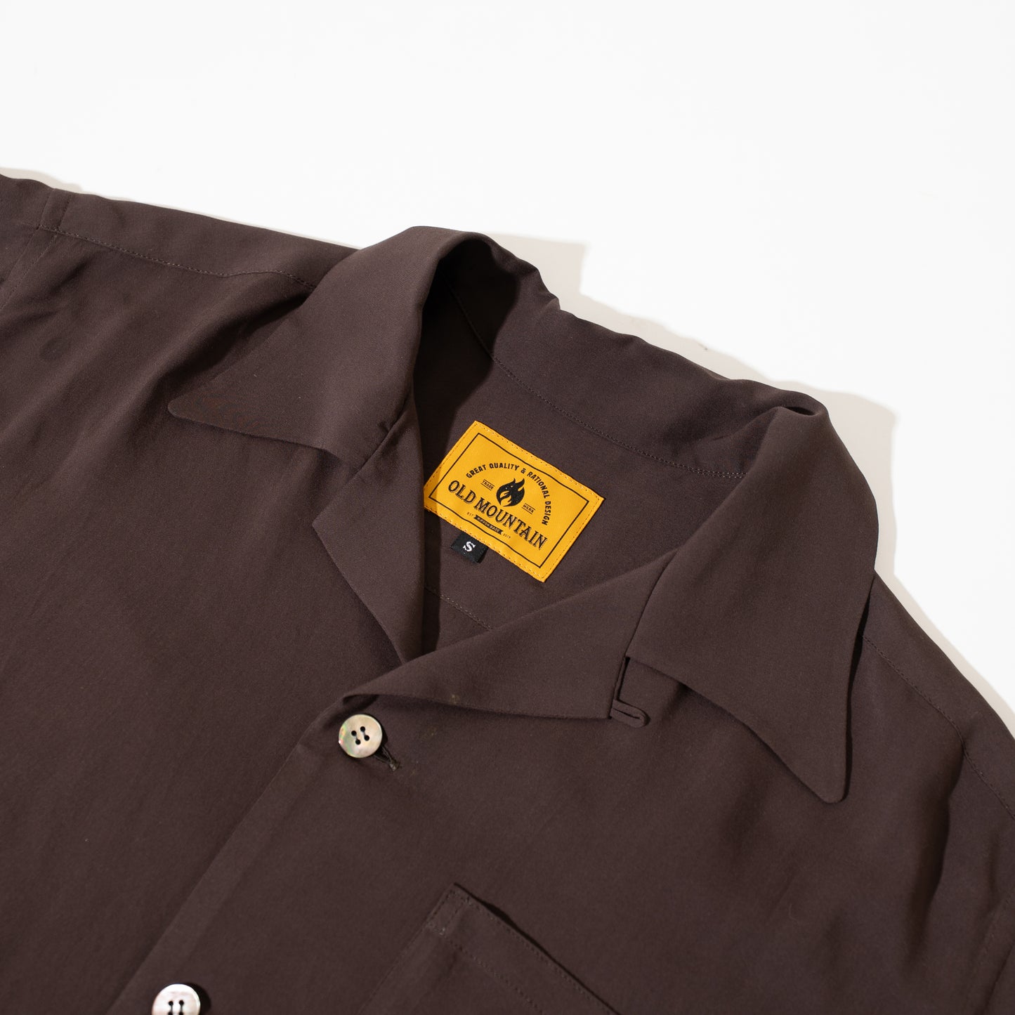 Rayon camp collar shirt