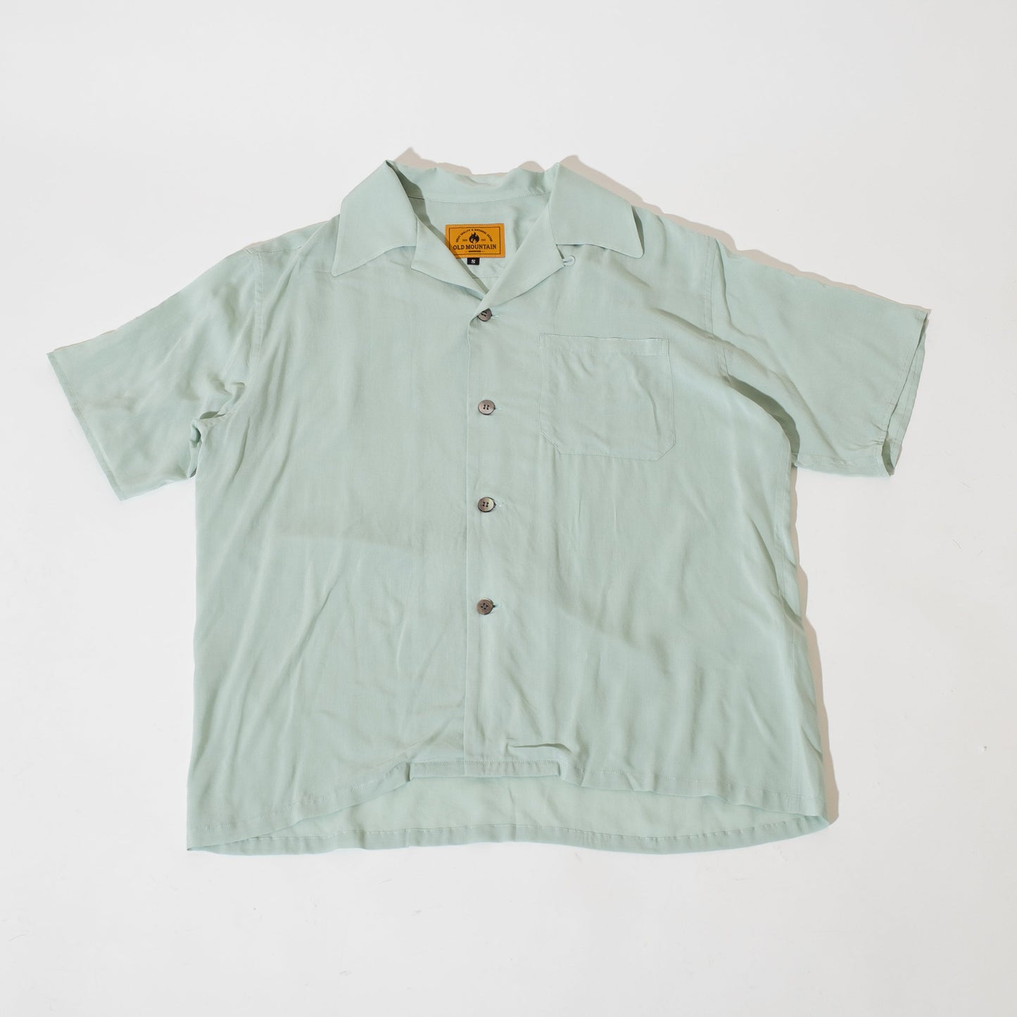 Rayon camp collar shirt